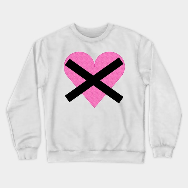 Without love, pink Crewneck Sweatshirt by JessJ